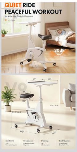 FLEXISPOT Exercise Bikes for Home