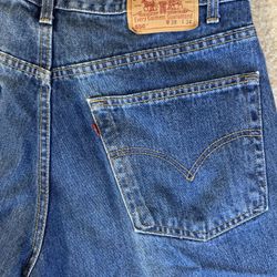 VINTAGE Levis 550 Denim 38x34 Relaxed Fit Jeans