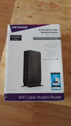 WiFi Router and Modem