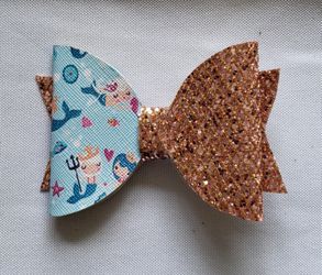 Handmade 3.5 inches mermaid hairbows