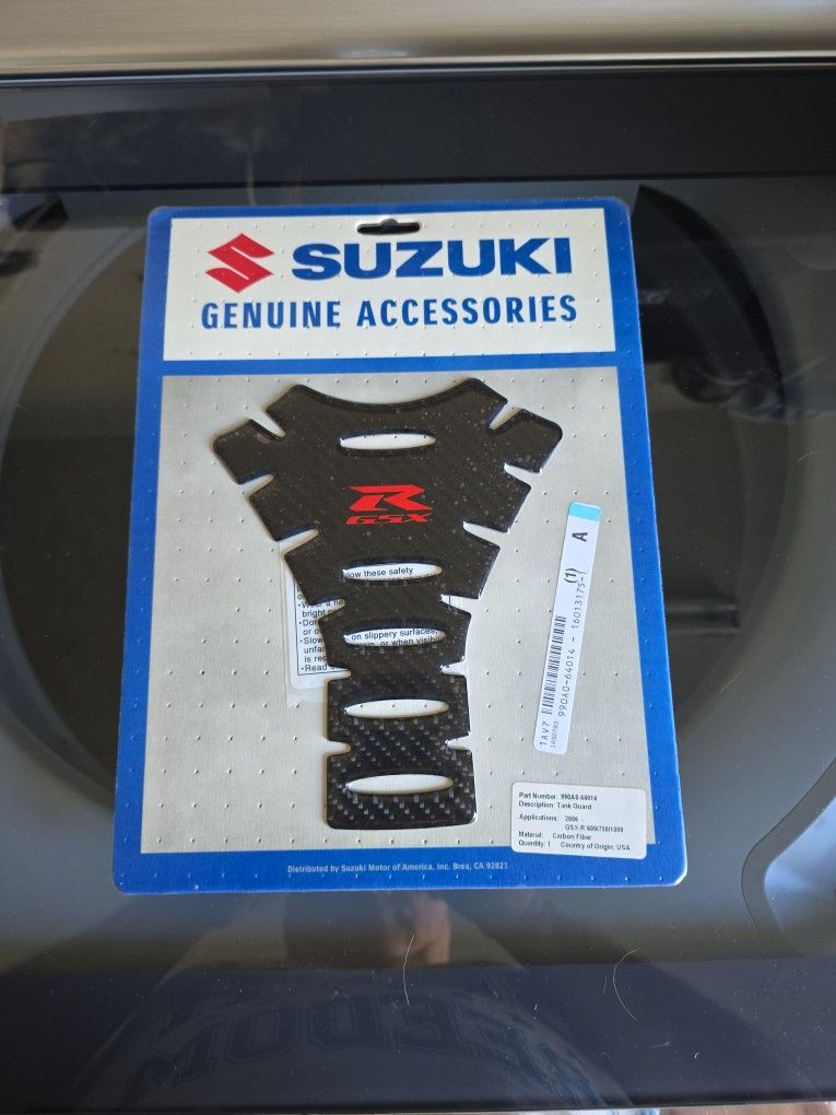 OEM Suzuki Carbon Fiber Tank Pad