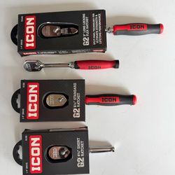 Icon 1/4” Driver  (Size: 4 5/8” , 6 1/2” , 7” , 9” )