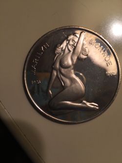 Marylyn Monroe silver round 1962