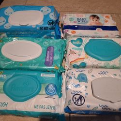Assorted Baby Wipes $1 Each