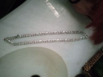 Silver Figaro Chain Necklace