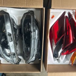 2019 Honda Civic Oem Headlights&Tailights