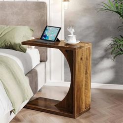 Round Dining Table, 47" Kitchen Dinner Table with Storage Shelf (table only)
