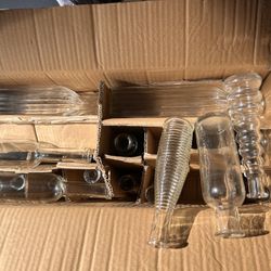 Vintage Bud Vases. Box Of 24