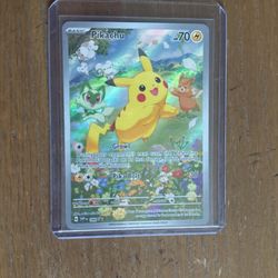 Pikachu Pokemon Card