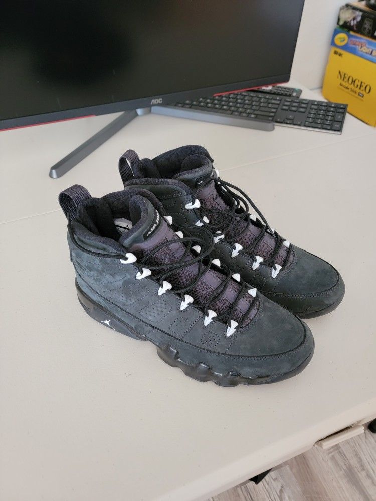 Jordan 9 sz 9 Anthracite