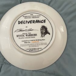 Ceramic plate Native American