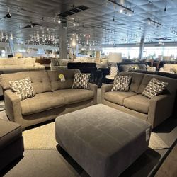 Brown Sofa And Loveseat