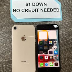 Apple Iphone 8 -PAYMENTS AVAILABLE FOR AS LOW AS $1 DOWN - NO CREDIT NEEDED