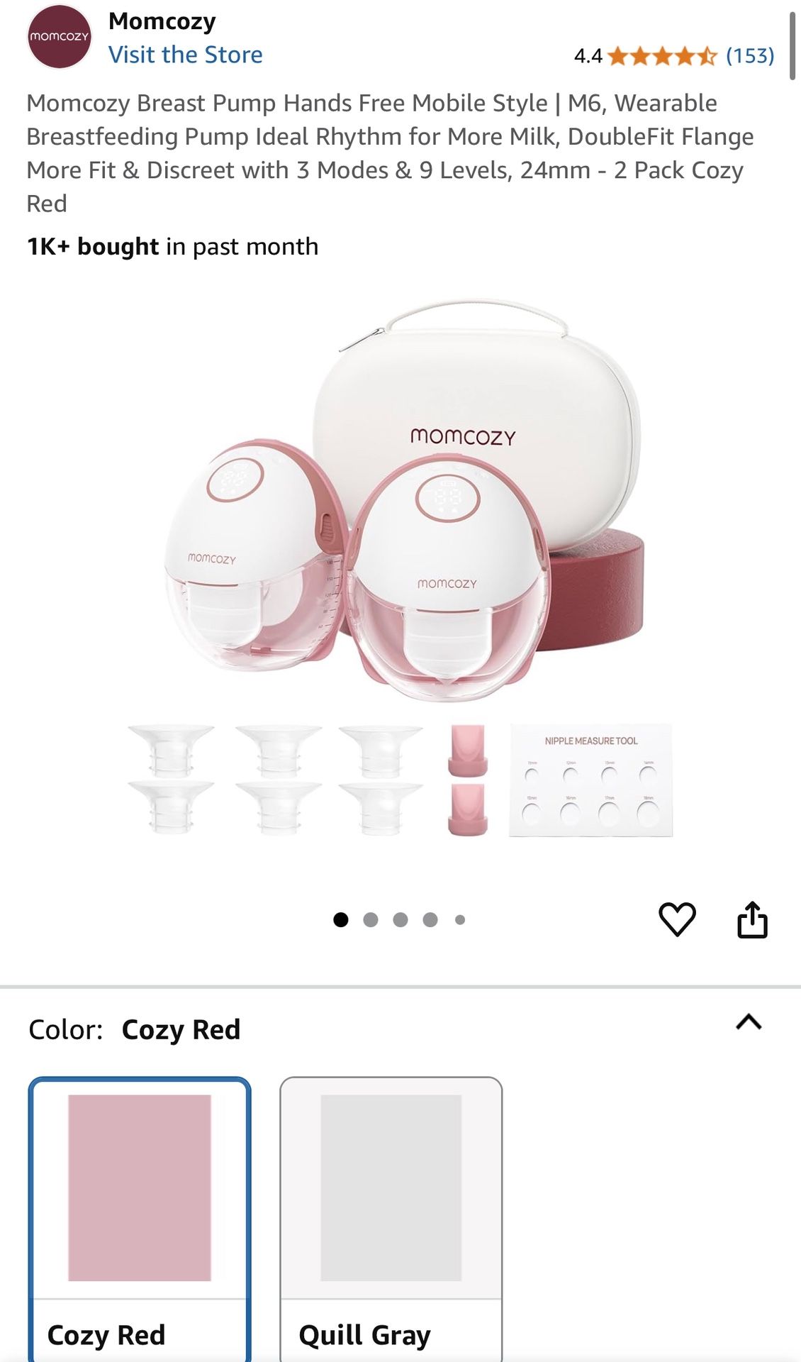 Momcozy Breast Pump M6