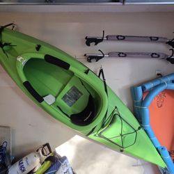Kayak with Double Sided Paddle And Life Jacket
