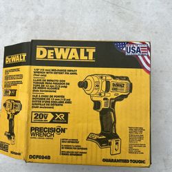 Dewalt 1/2” Mid Range Impact Wrench With Detent Pin Anvil Tool Only 