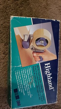 Box sealing tape dispenser