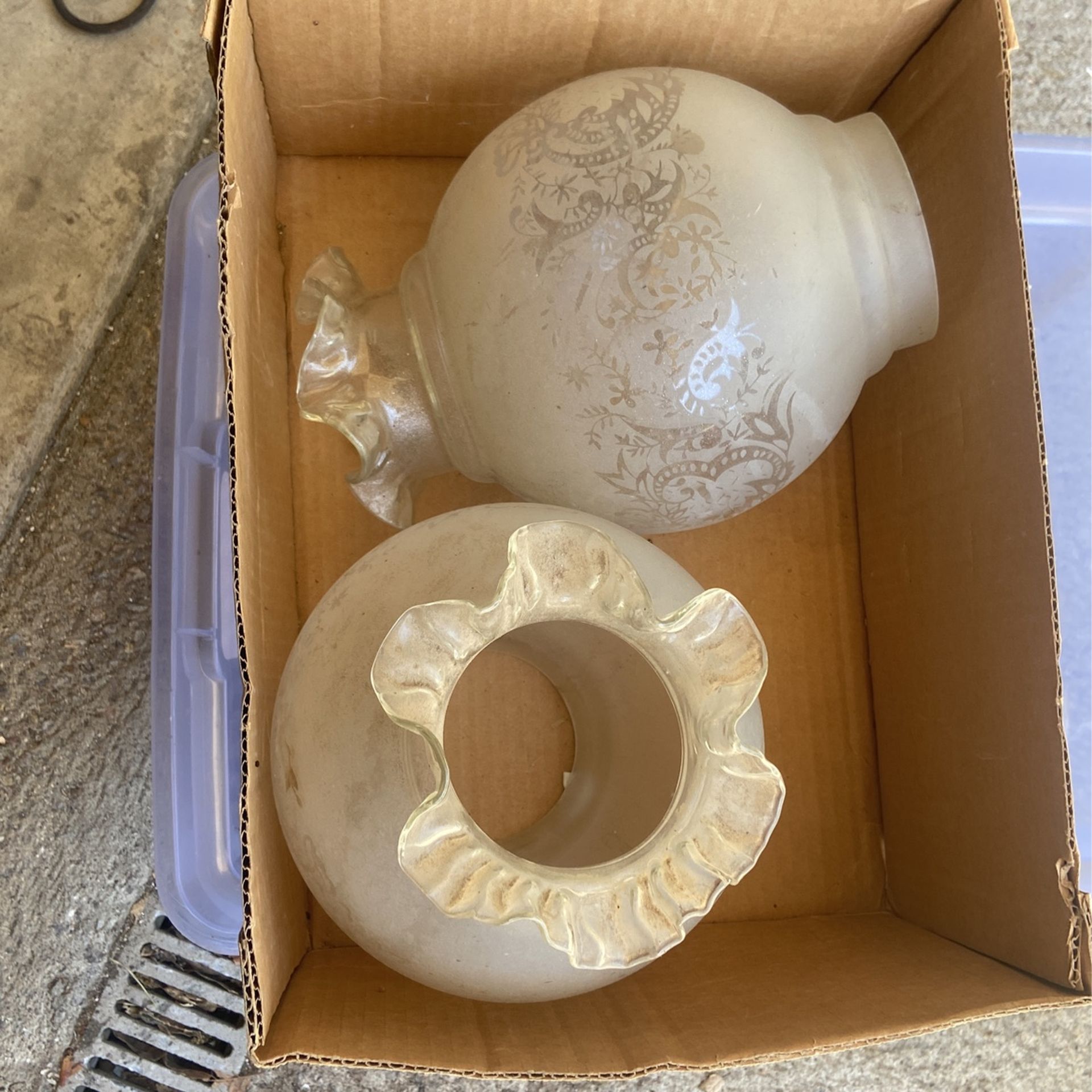 Large Vintage Glass Globes