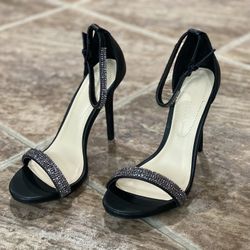 Victoria’s Secret Pink Sparkly Rhinestone High Heels