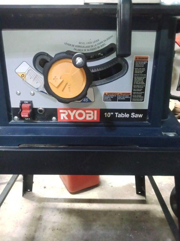 10" RYOBI TABLE SAW