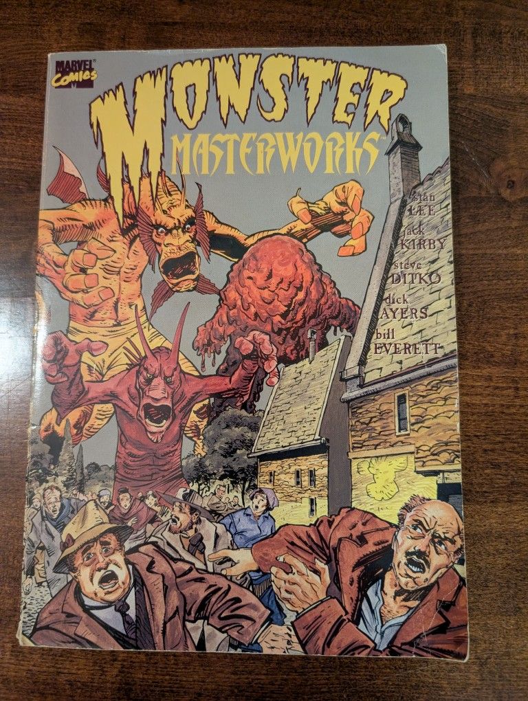 Vintage 1989 Monsters Masterworks Marvel Comics Book