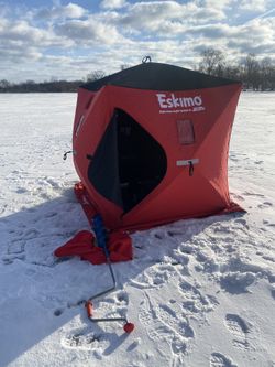 Eskimo Ice Fishing Shanty