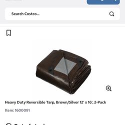 Reversible Tarp - 2pcs 12x16ft