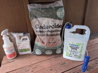 Non toxic pest repellent bundle for pets and yard