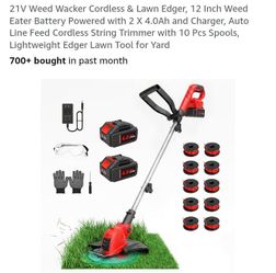 NEW CORDLESS WEED WACKER EDGER