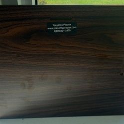 Walnut Plaque