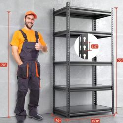 5-Tier Storage Shelves 36 in. W x 18 in. D x 72 in.