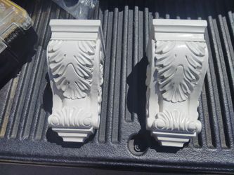  2 Corbels 4 1/2 Inch Wide 10 Inch Long 