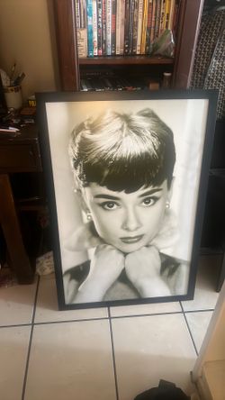 Audrey Hepburn picture frame