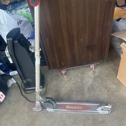 Red razor Scooter