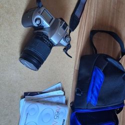 Nikon Camera With Manuals And Case