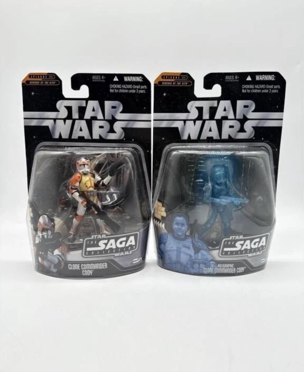 Star Wars The Saga Collection Revenge Of The Sith - Clone Commander Cody & Holographic Clone Commander Cody