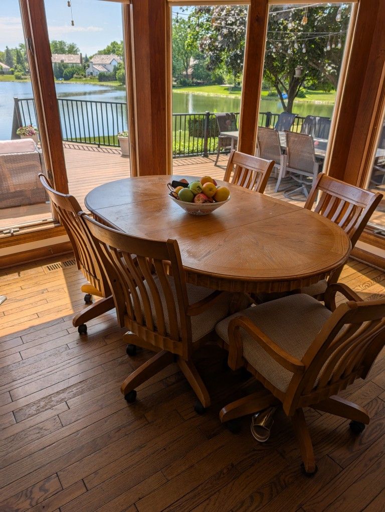 Oak Kitchen Table 