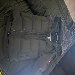 Canada Goose Black Expedition Parka Red Badge