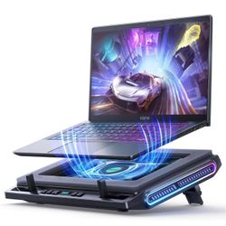 llano V10 Gaming Laptop Cooling Pad, RGB Laptop Cooler Stand Laptop Fan