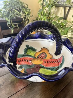 Ceramic Fruit Basket