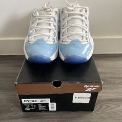 Reebok Question Low Carolina Blue Sz 11.5 