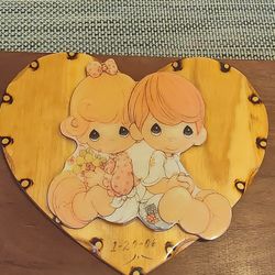 Precious Moments Wooden Picture 