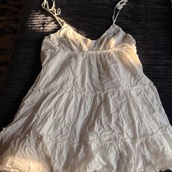 BP. White Babydoll Dress