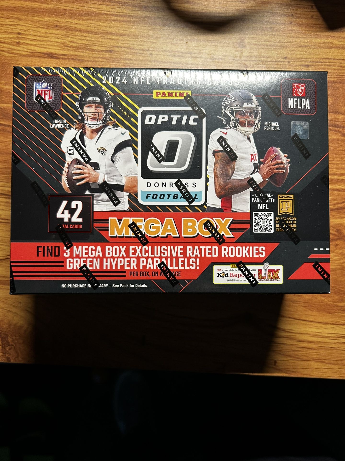 2024 Panini Donruss Optic NFL Football Mega Box Target Green Hyper Parallel