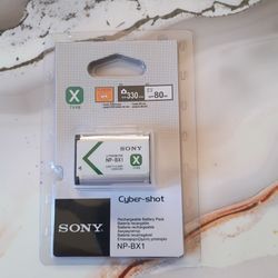 Rechargeable Lithium-Ion Replacement Battery for Sony DSC-RX100, HX80, and DCZV1 Models