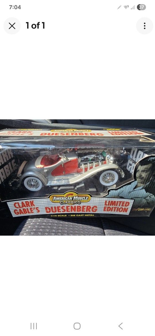 CLARK GABLE DUESENBERG LIMITED EDITION CAR
