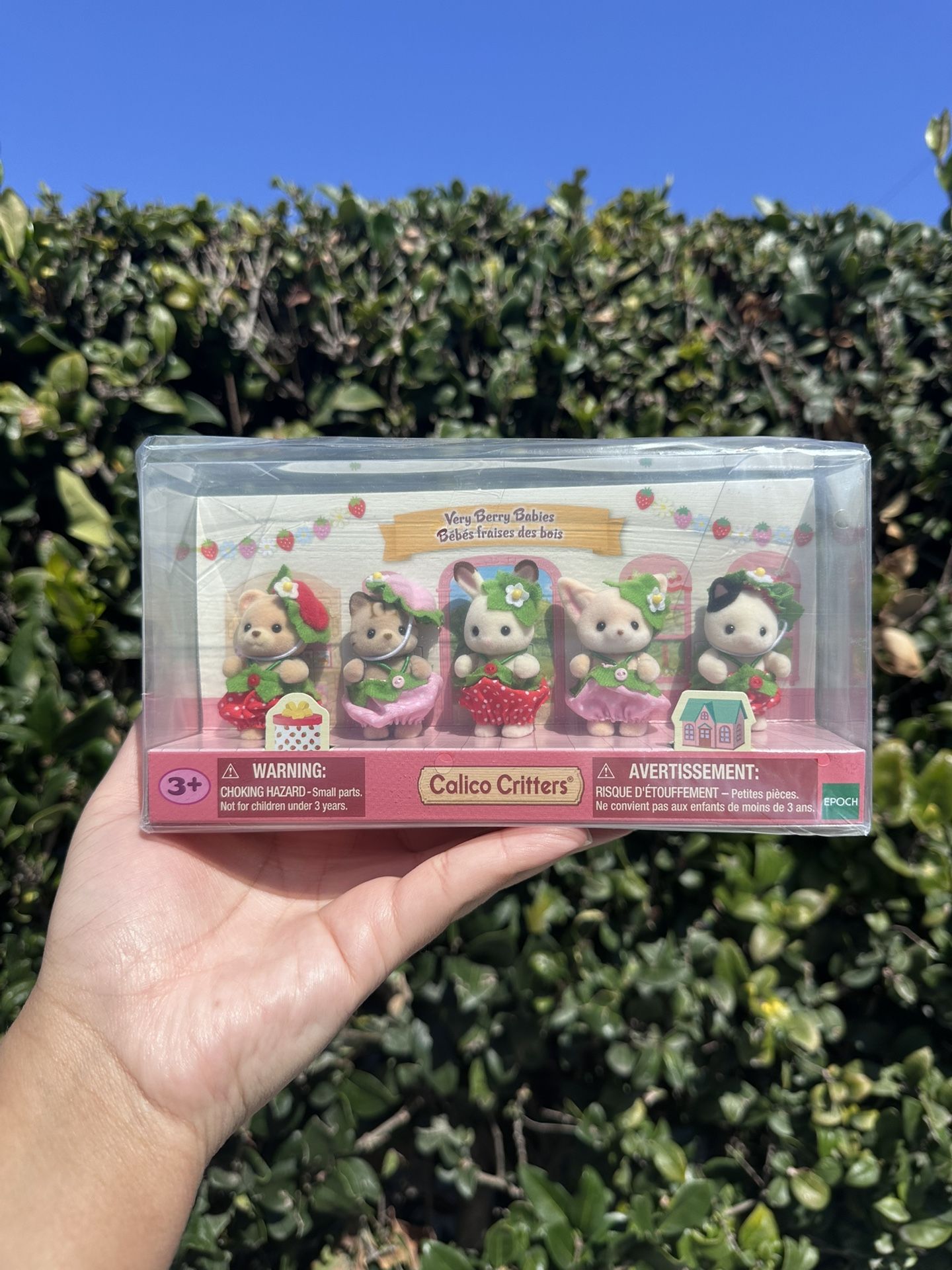 Calico Critters Sylvanian Families Straberry Very Berry Babies