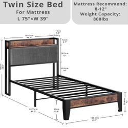 Twin Size Bed Frame