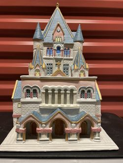 Large Lemax Dickensville Light-Up Mansion Christmas Village 