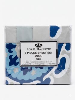 Royal Majestic 6-Piece Full Sheet Set